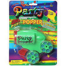 Party Popper Gun - 6 Shots