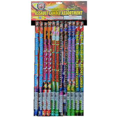 Assault Candle Assortment 12/12