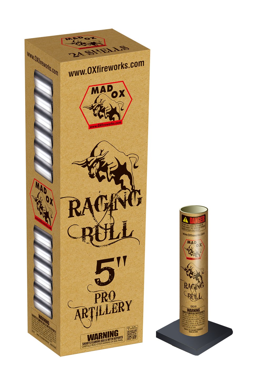 Raging Bull 5" Super Artillery 4/24