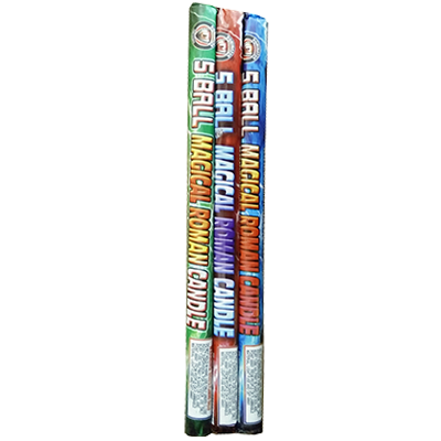 5 Ball Magical Roman Candle 96/3