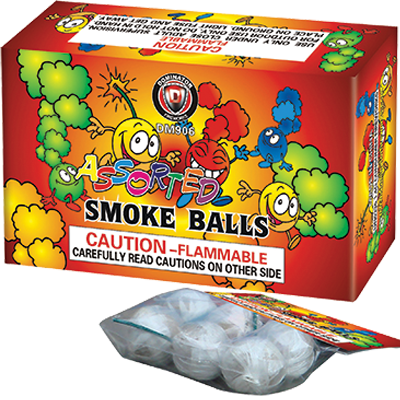 Color Smoke Balls (Clay) 20/12/6